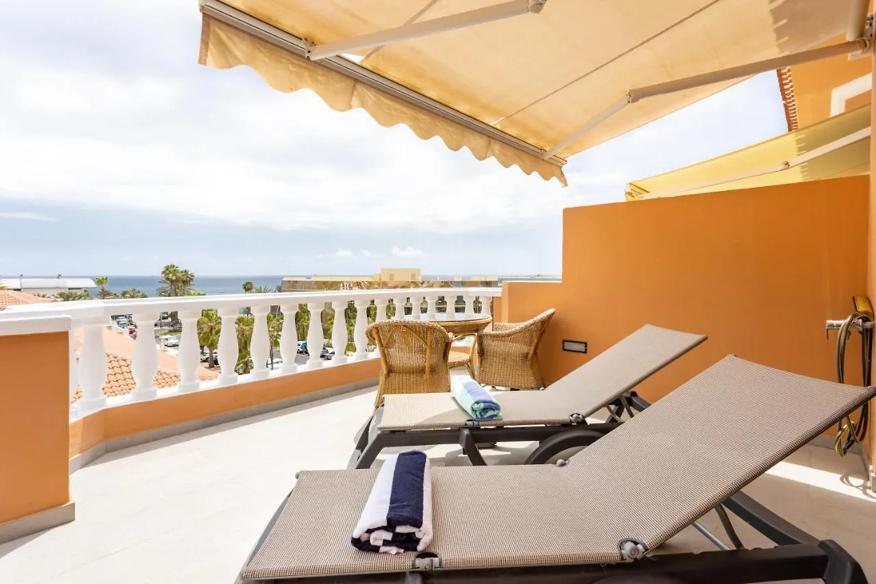 Lejlighed Exclusive Penthouse Playa Las Vistas 4 Close To The Sea And Beach, Aircondition For A Fee, Wifi, Terrace, Heated Pool Playa de las Américas Spanien